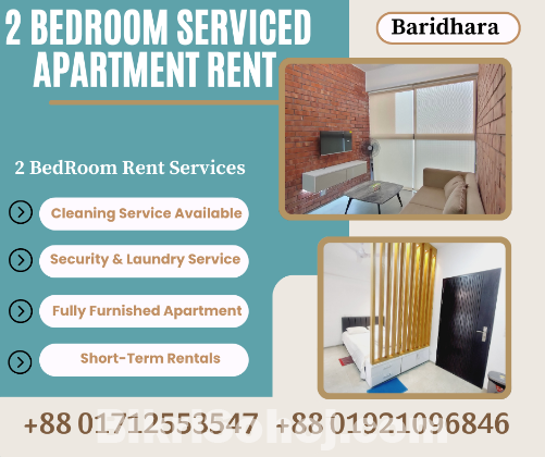 Rent Luxurious 2 Bedroom Serviced Apartment In Baridhara